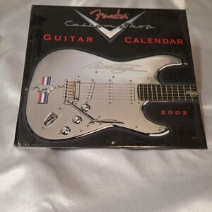 Fender Guitars Custom Shop Calendar 2002 Y2K Guitars Vintage Music Office